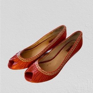 Miz Mooz women’s red leather shoes-size 10